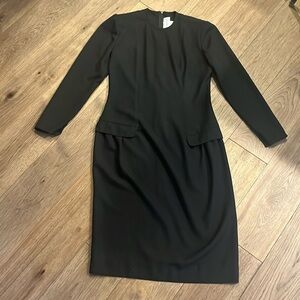 LESLIE FAY vintage long sleeve lightweight dress, size 8